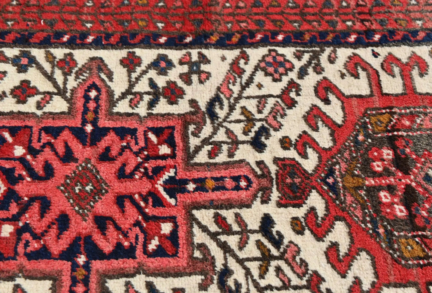 Handmade Vintage Oriental Runner Rug 2'3 X 9'2 Ft