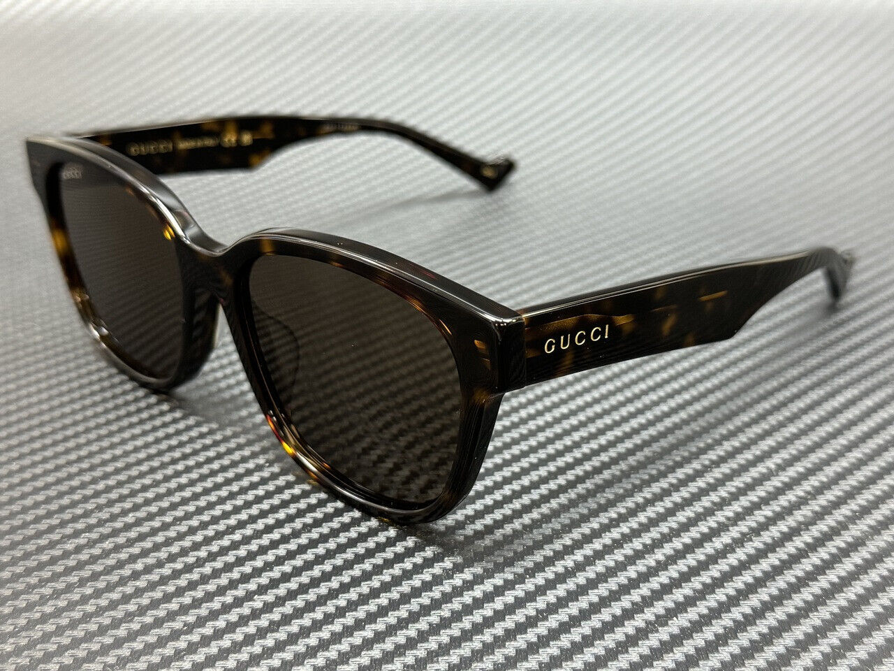 GUCCI GG1430SK 002 Havana Brown Men's Large 57 mm