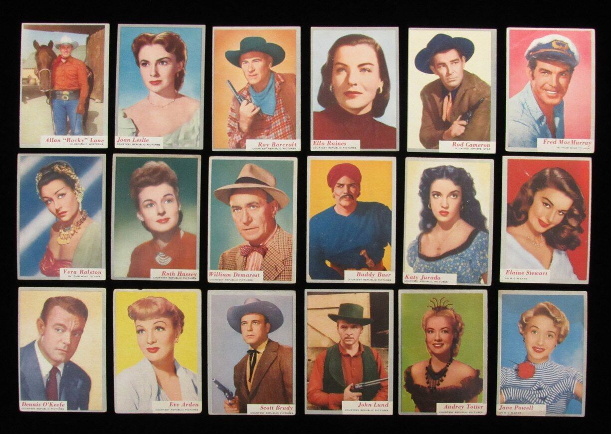 1953 Topps Who-Z-At-Star Complete (80) Card Set