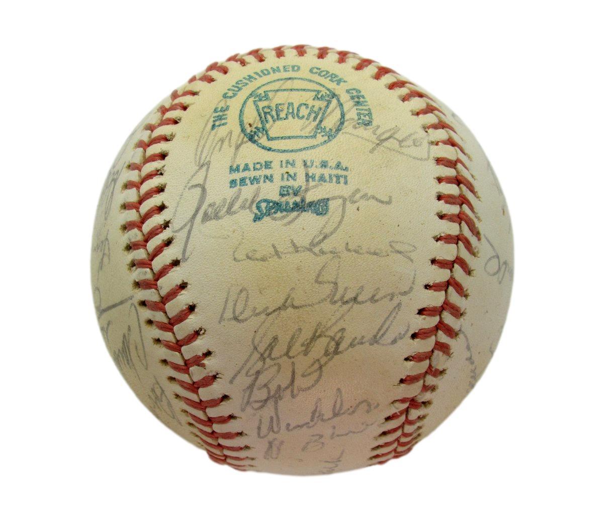 1970S Oakland A'S Team Signed Oal Baseball (30)