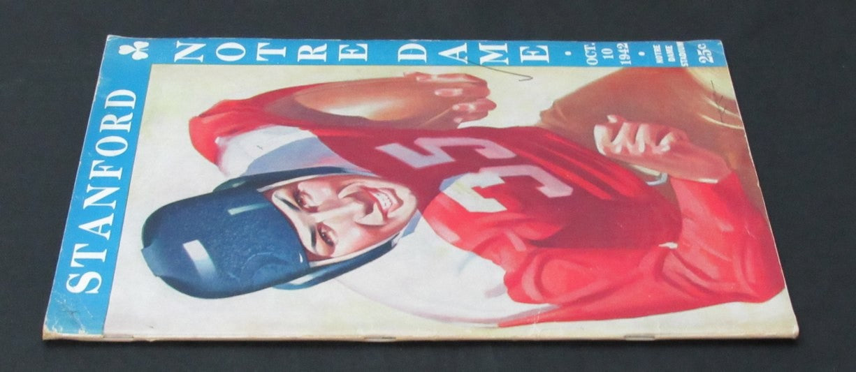 10/10/1942 Stanford Vs. Notre Dame College