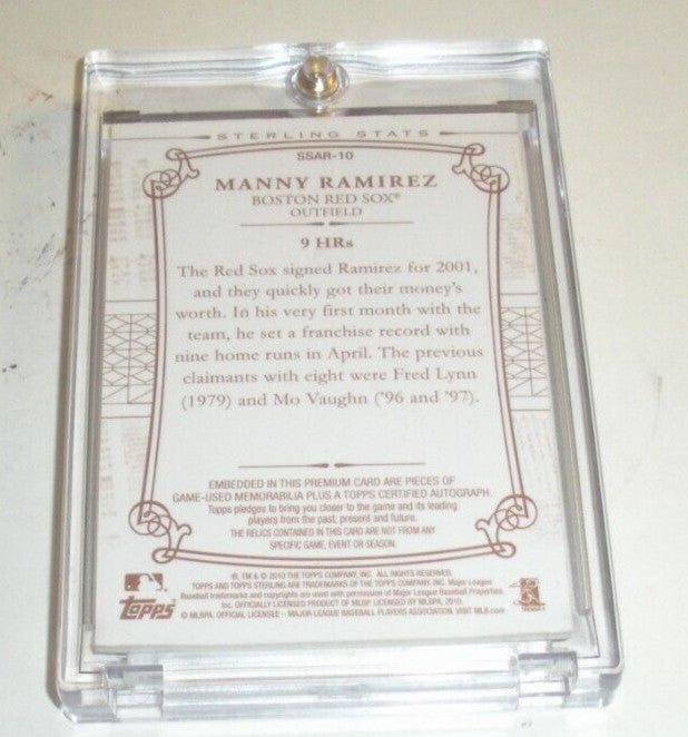 Manny Ramirez 2010 Topps Sterling 6-Piece Game