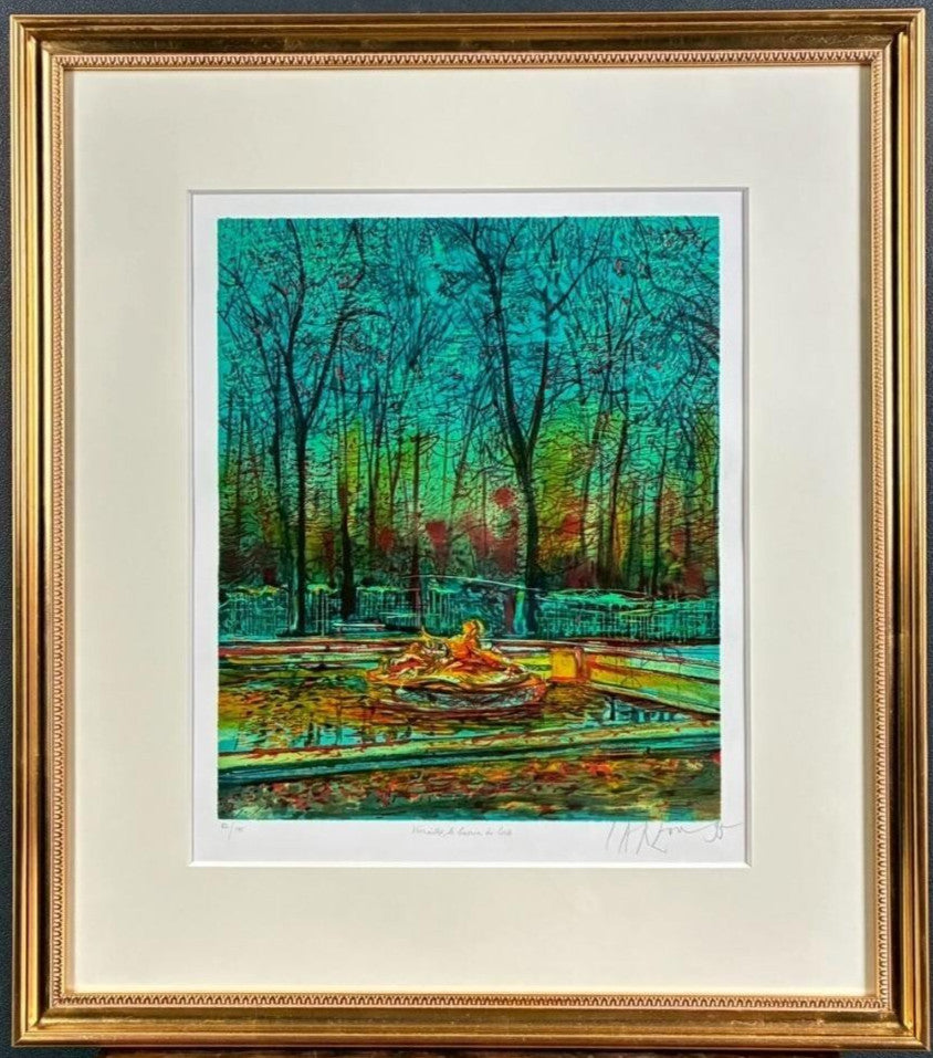 Jean Carzou Lithograph The Fountain Of Ceres 1995