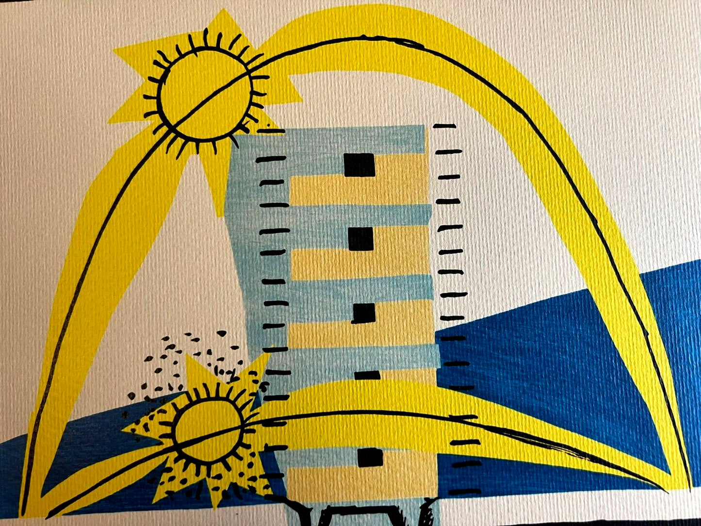 Le Corbusier Coa Lithograph Stamped Approved /