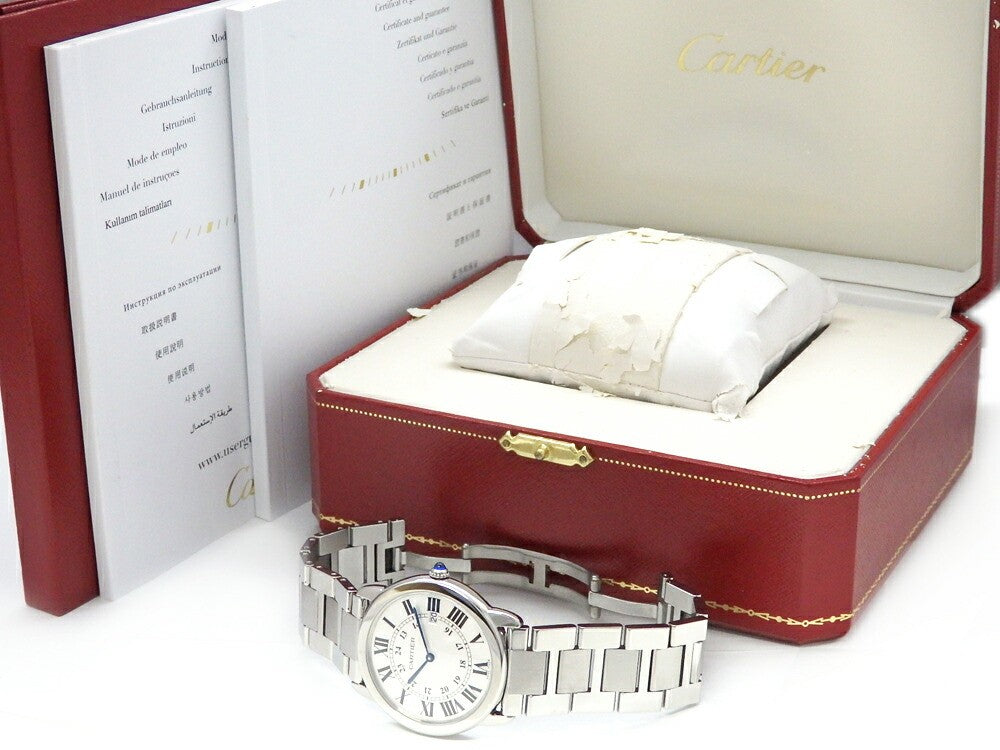 Cartier Cartier Rondo Solo Lm W6701005 Case Size 37Mm Used Watch #7127