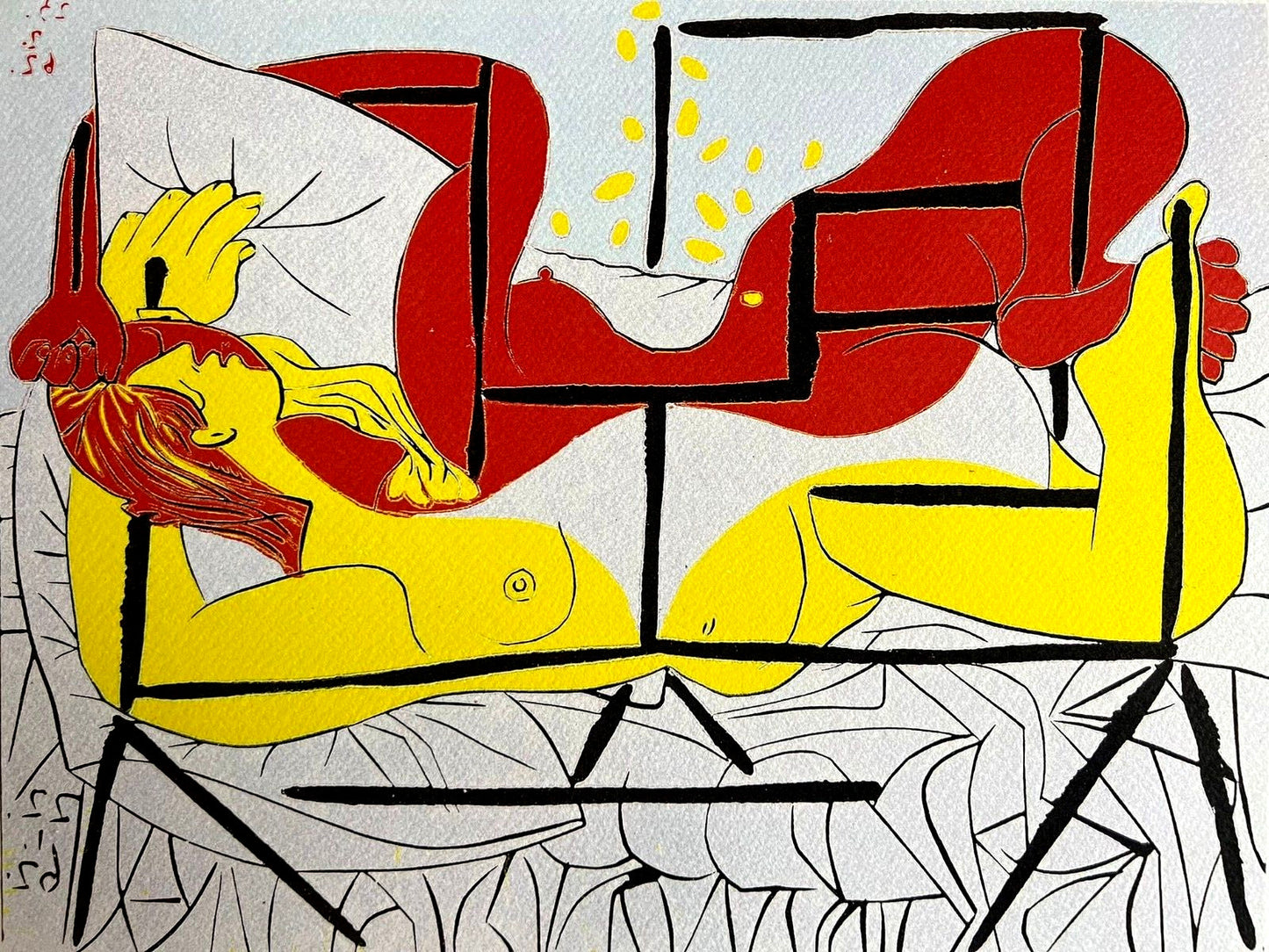 Pablo Picasso Lithograph Coa Signed Numbered By