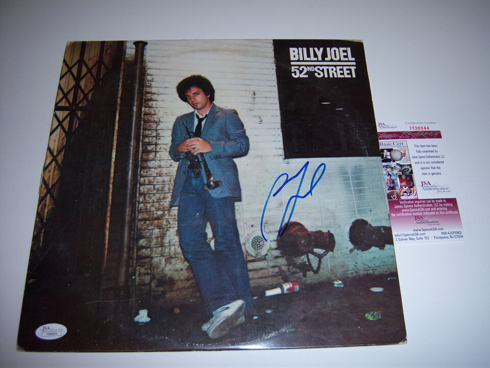 Billy Joel 52Nd Street Famous Musician Jsa/Coa