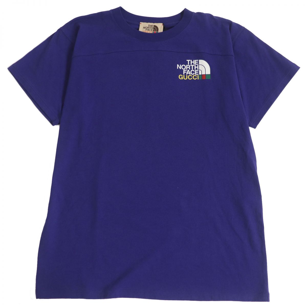 Gucci Short Sleeve T-Shirt Cotton Blue Type S