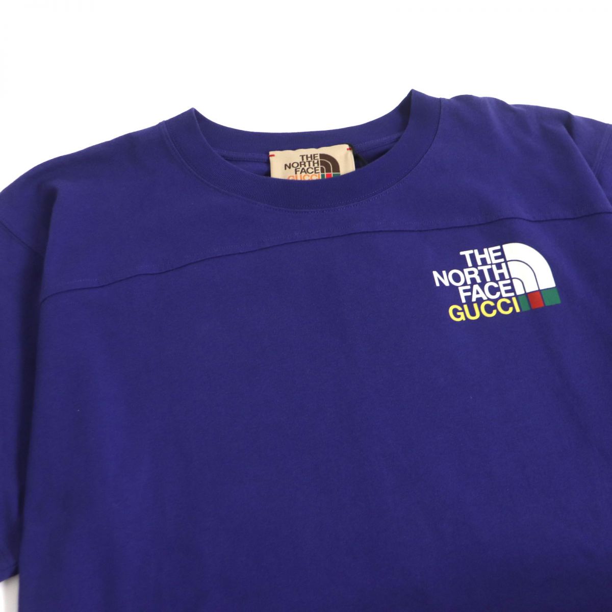 Gucci Short Sleeve T-Shirt Cotton Blue Type S