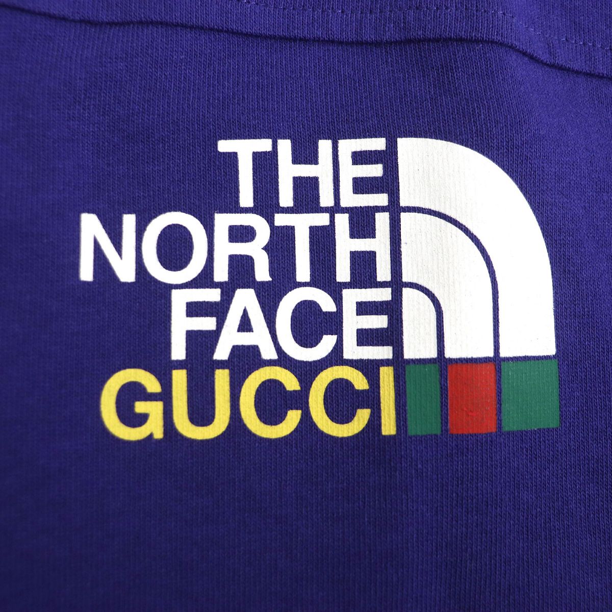 Gucci Short Sleeve T-Shirt Cotton Blue Type S