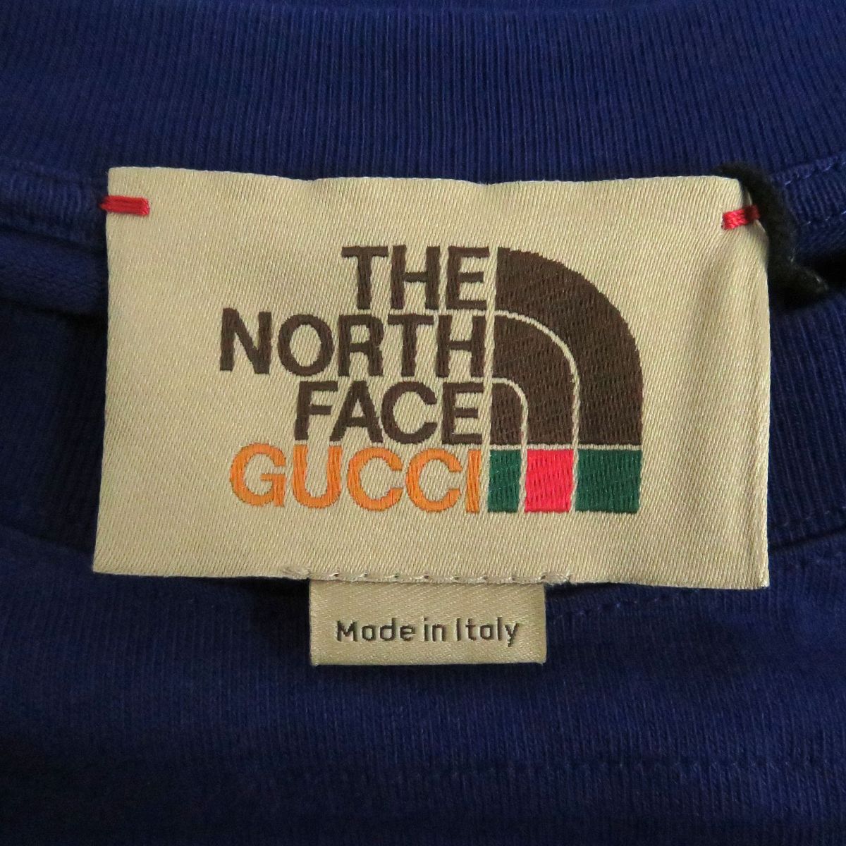 Gucci Short Sleeve T-Shirt Cotton Blue Type S