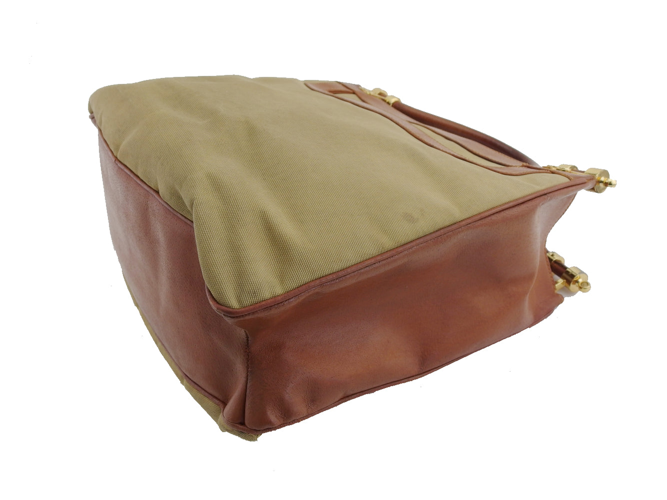 Gucci Handbag Brown X Beige