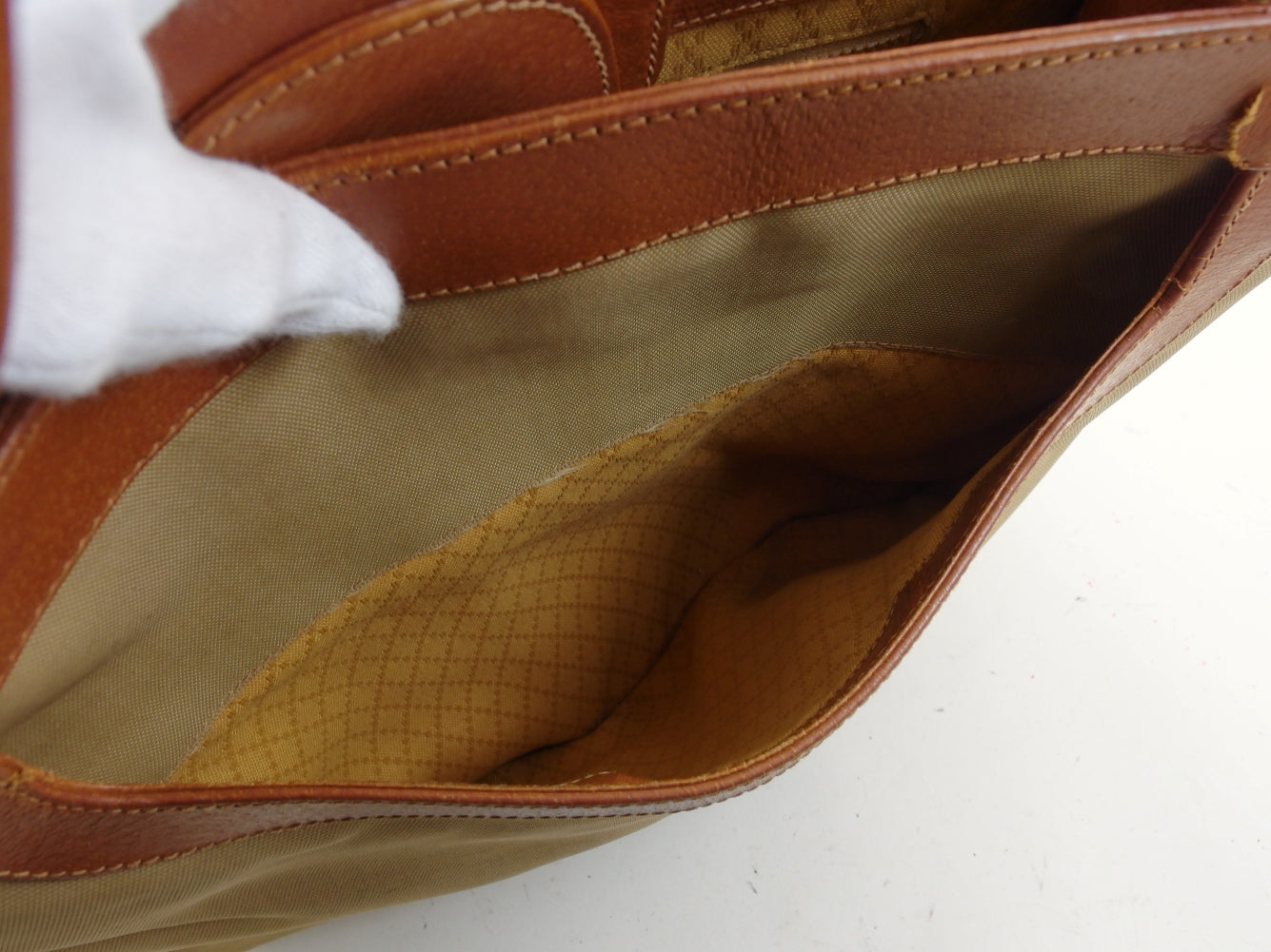 Gucci Handbag Brown X Beige