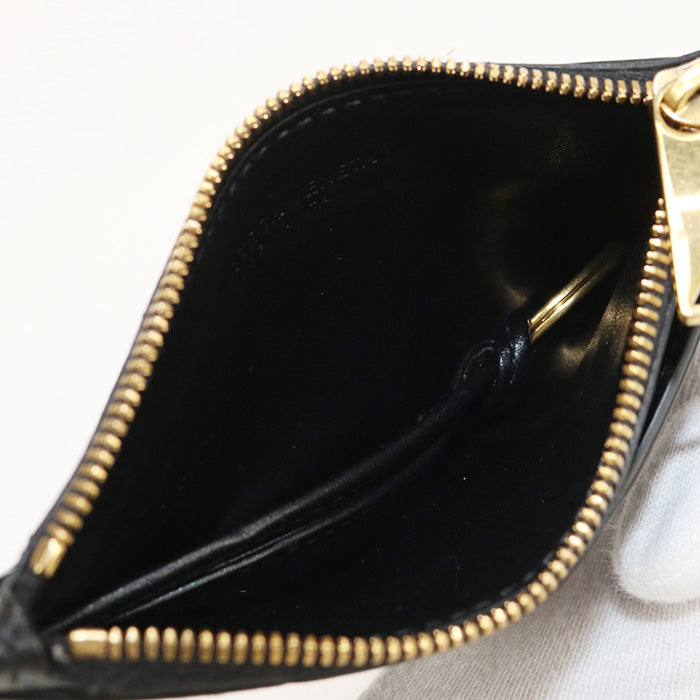 Bottegaveneta Coin Case Intrecciato Card Case Leather Black Unisex