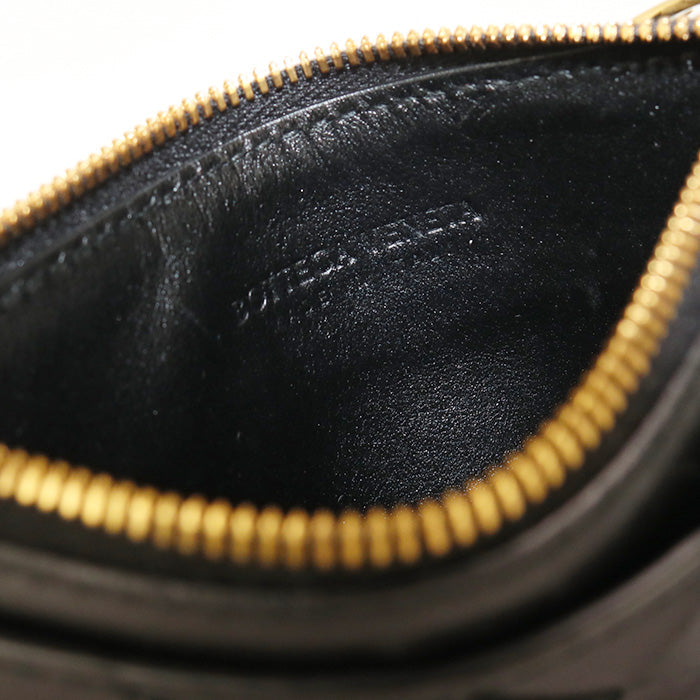 Bottegaveneta Coin Case Intrecciato Card Case Leather Black Unisex