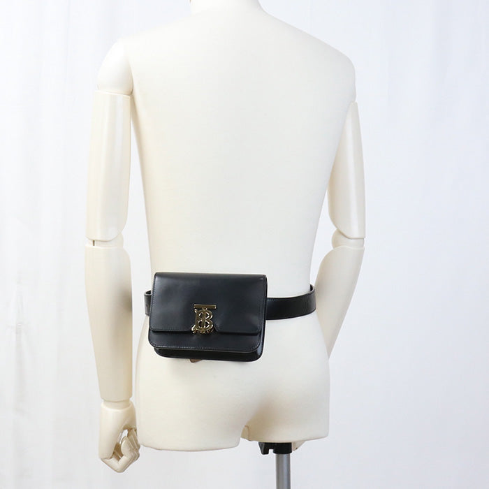 Burberry Tb Belt Bag Body Bag Leather Unisex
