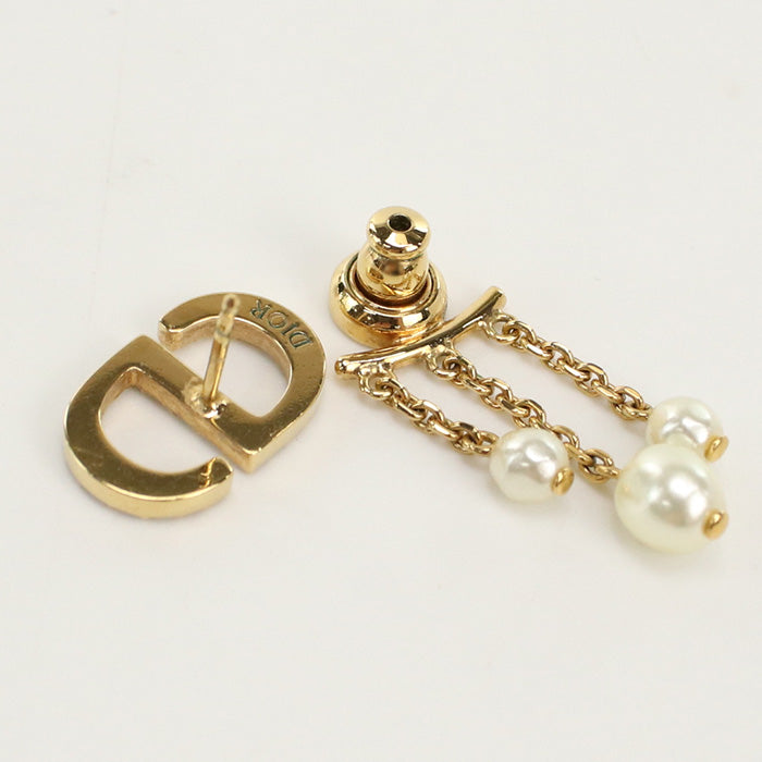 Christian Dior E1549Ptccy D301 Petit Cd Pierce Metal Gold Women