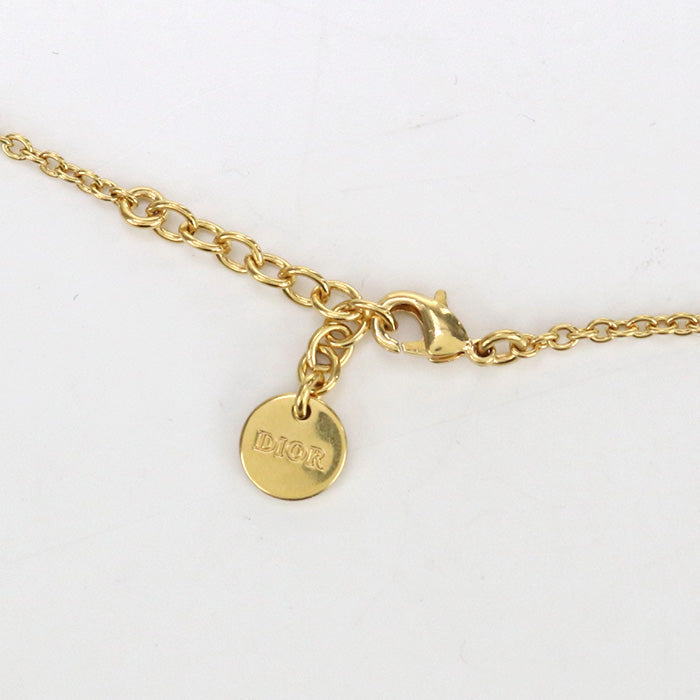 Dior N2879Womcy_D03S Necklace Dio(R)Evolution Necklace Double Chain Gold Plated, Faux Pearls,