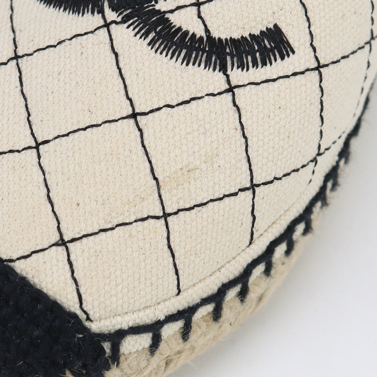 Chanel Espadrille Coco Mark Espadrille Canvas White Women
