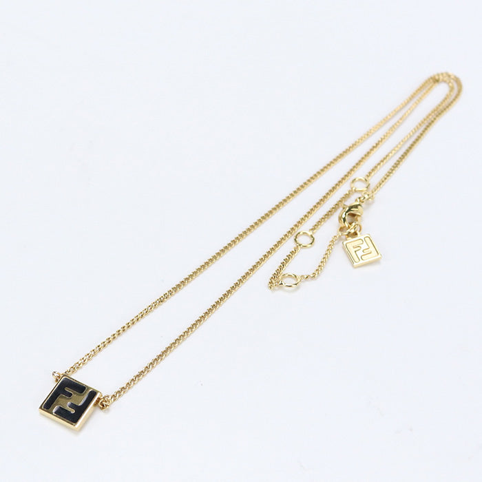 Fendi 8Ah636 Tl9 F0Rng Forever Necklace Metal Gold Women
