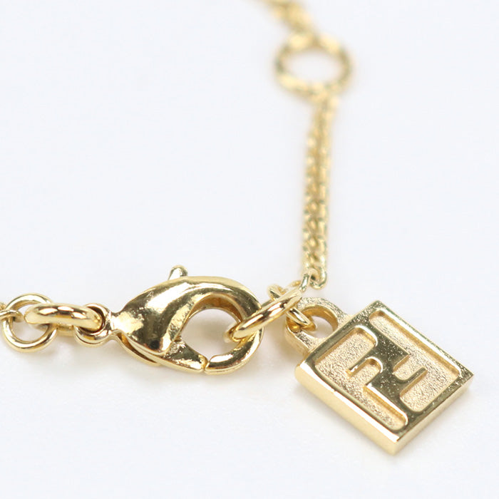 Fendi 8Ah636 Tl9 F0Rng Forever Necklace Metal Gold Women