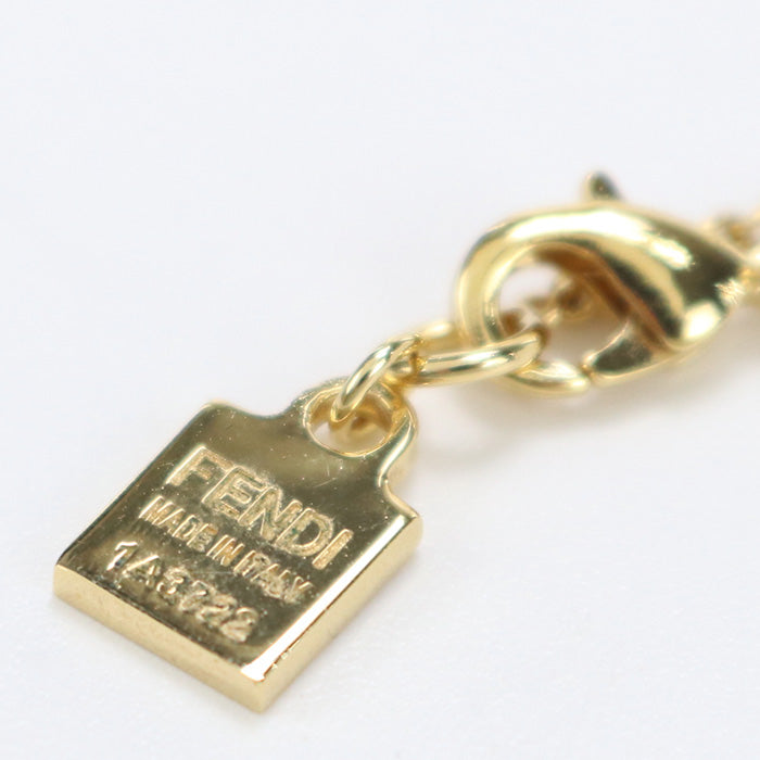 Fendi 8Ah636 Tl9 F0Rng Forever Necklace Metal Gold Women