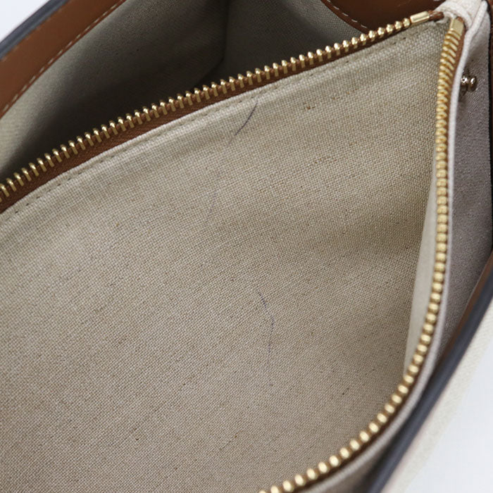 Ferragamo 21 H900 2Way Gancini Tote Bag Calfskin Brown Women