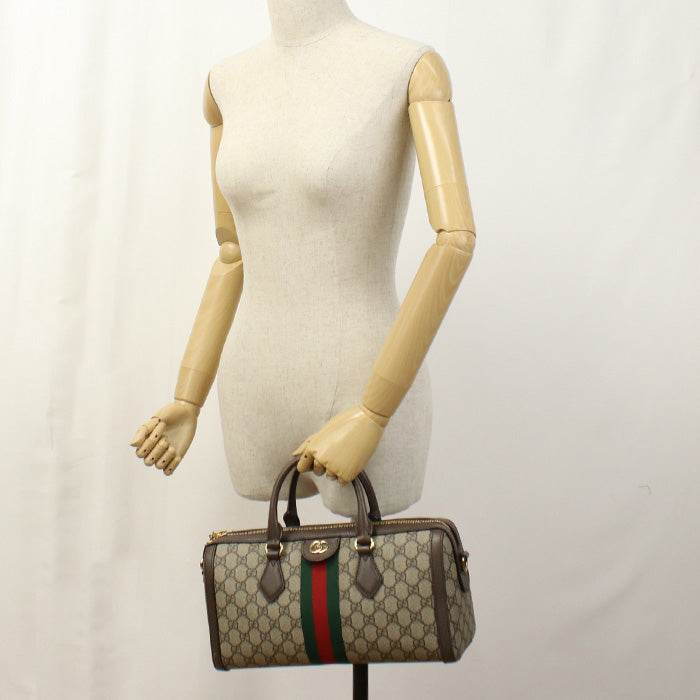 Gucci 524532 Travel Bag Ofidia 2Way Mini Boston Bag Gg Supreme Canvas Multicolor Women(Unisex)