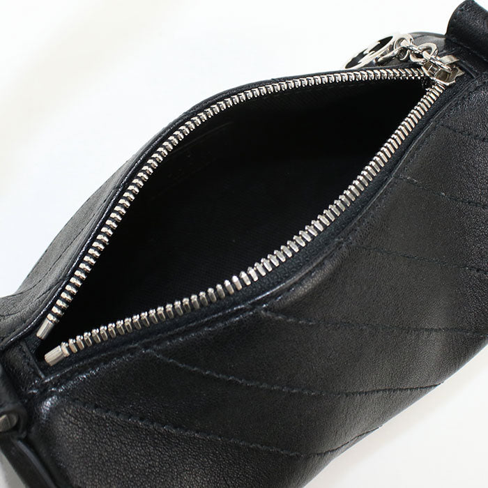 Gucci 760170 Blondy Handbag Leather Black Women