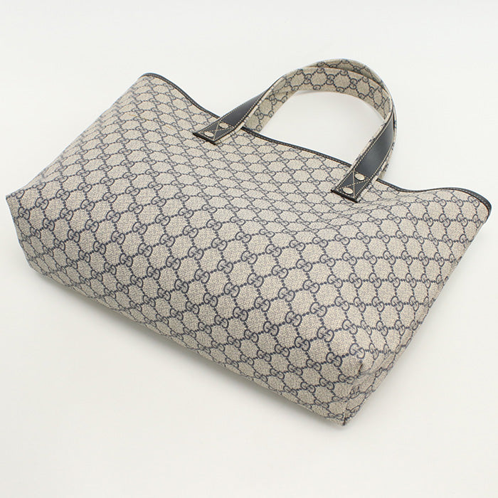 Gucci 211134 Gg Supreme Tote Bag Gg Supreme Navy Women