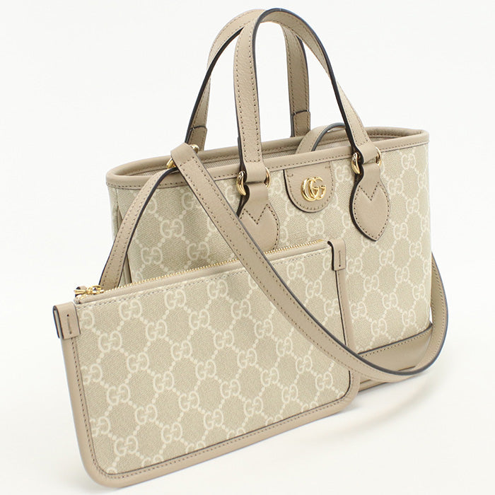 Gucci 811716 Tote Bag Ofidia 2Waytote Bag Gg Supreme Beige Women