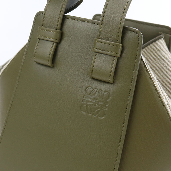 Loewe Lo89029 Hammock Bag Small 2Wayhandbag/Shoulder Bag Calfskin Green Women