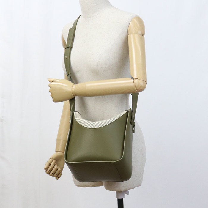 Loewe Lo89029 Hammock Bag Small 2Wayhandbag/Shoulder Bag Calfskin Green Women
