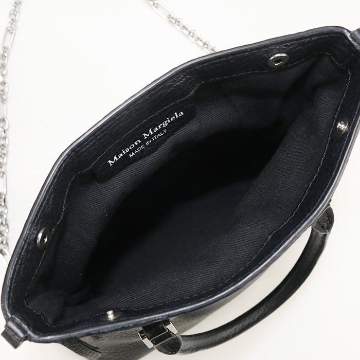 Maison Margiela S56Wg0081 P4455T8013 5Ac Handbag Calfskin Black Women