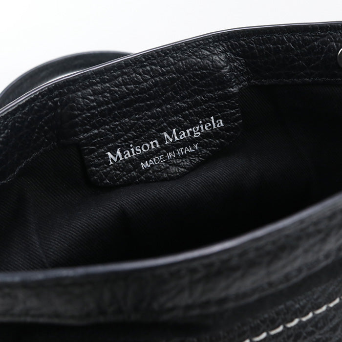 Maison Margiela S56Wg0081 P4455T8013 5Ac Handbag Calfskin Black Women