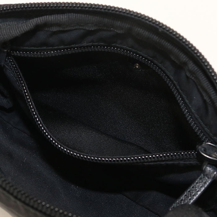 Prada 1Na021 Pouch Triangular Plate Cosmetic Pouch, Accessory Pouch Nylon Black Women(Unisex)