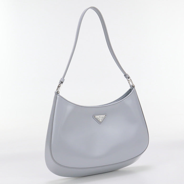 Prada 1Bc499 Shoulder Bag Prada Cleo One Shoulder Bag Calf Leather Light Grey Women