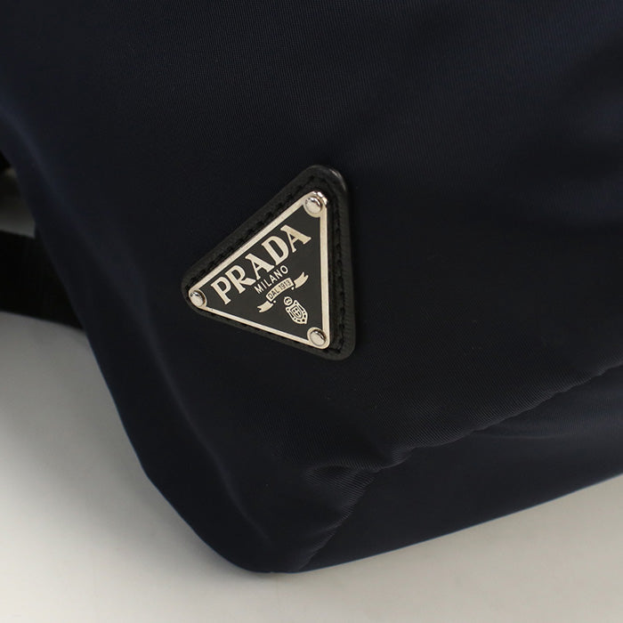 Prada 2Vz066 Backpack Testo Saffiano Day Pack Nylon,Leather Navy Mens(Unisex)