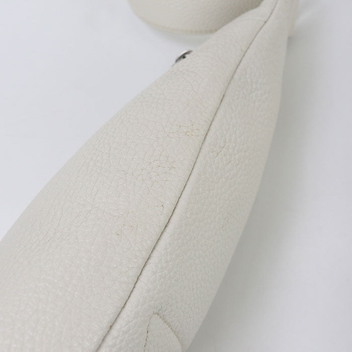 Prada 2Vz098 Body Bag Cross Vitello Dyno Belt Bag Leather White Mens