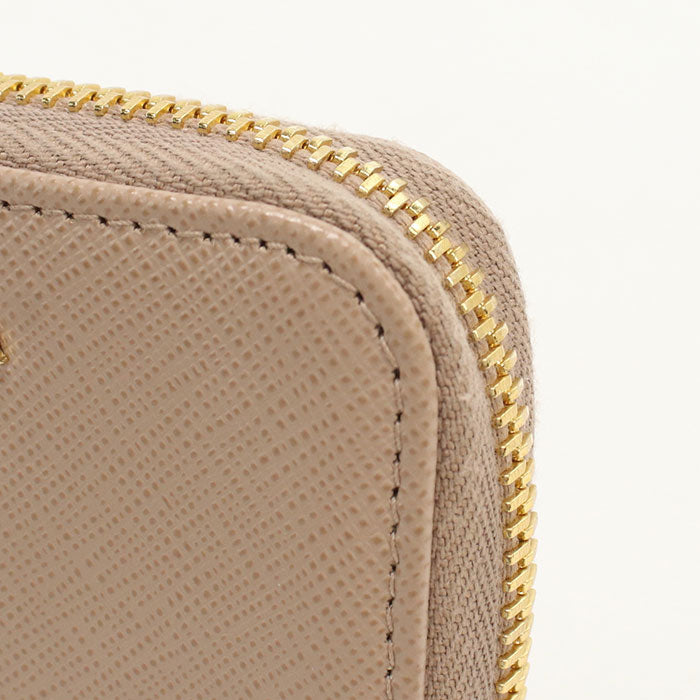 Prada 1Mm268 F0236 Coin Case Coin Pocket Safiano Leather Pink Women