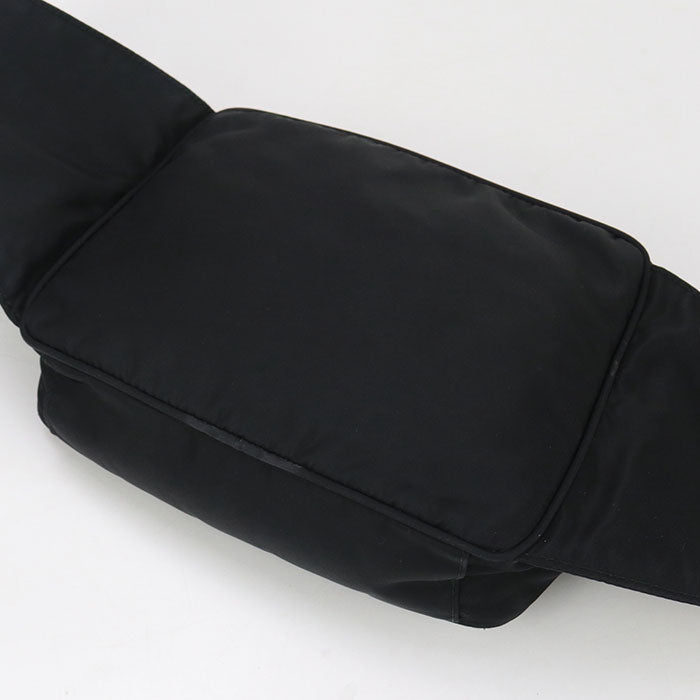 Prada 2Vl001 2A6D F0002 Belt Bag Body Bag Nylon Black Mens