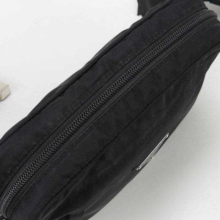 Prada 2Vl001 2A6D F0002 Belt Bag Body Bag Nylon Black Mens