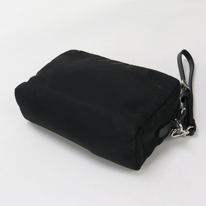 Prada 1Ns021 Pouch Nylon Black Women
