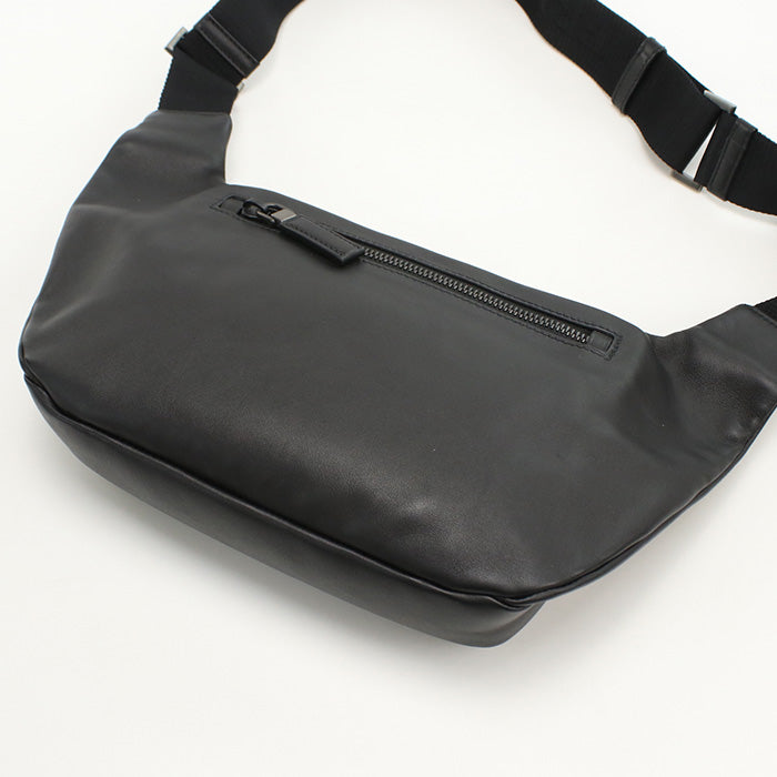Prada 2Vh127 Belt Bag Body Bag Leather/Vitello Black Mens