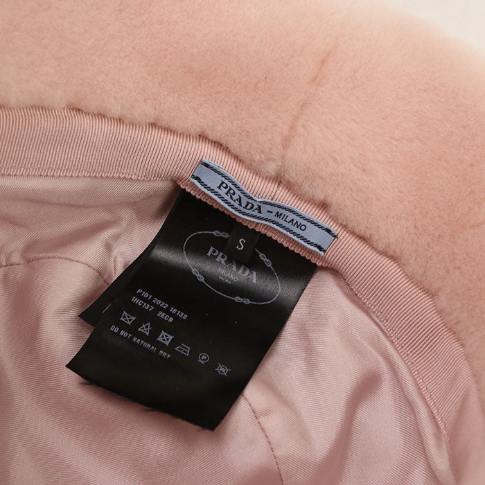 Prada 1Ch137 2Ec9 Bucket Hat Hat/Bucket Hat Pink Women