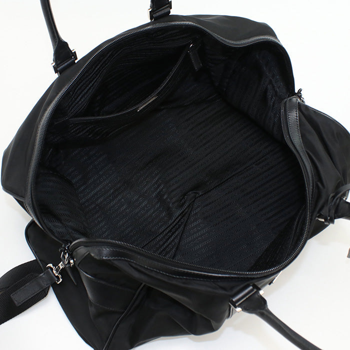 Prada 2Way Boston Bag Nylon/2Way Boston Bag Black Unisex