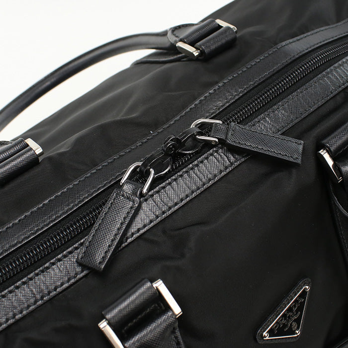 Prada 2Way Boston Bag Nylon/2Way Boston Bag Black Unisex
