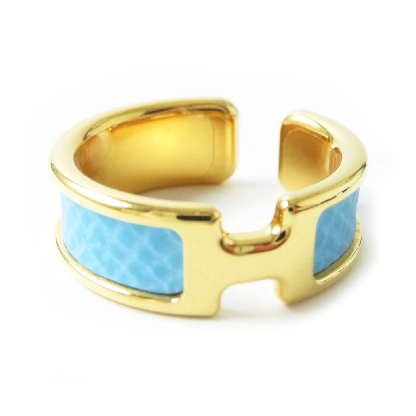 Hermes Earring Gpepsom Light Blue Olympe Women