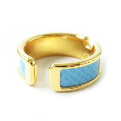 Hermes Earring Gpepsom Light Blue Olympe Women