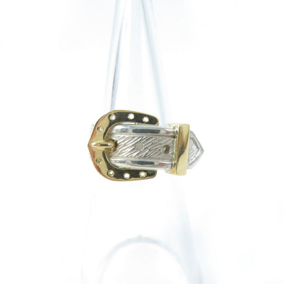 Hermes Ring Main?Fsv925 , Main?F750 Silver Gold Horseshoe Combi Ring Women